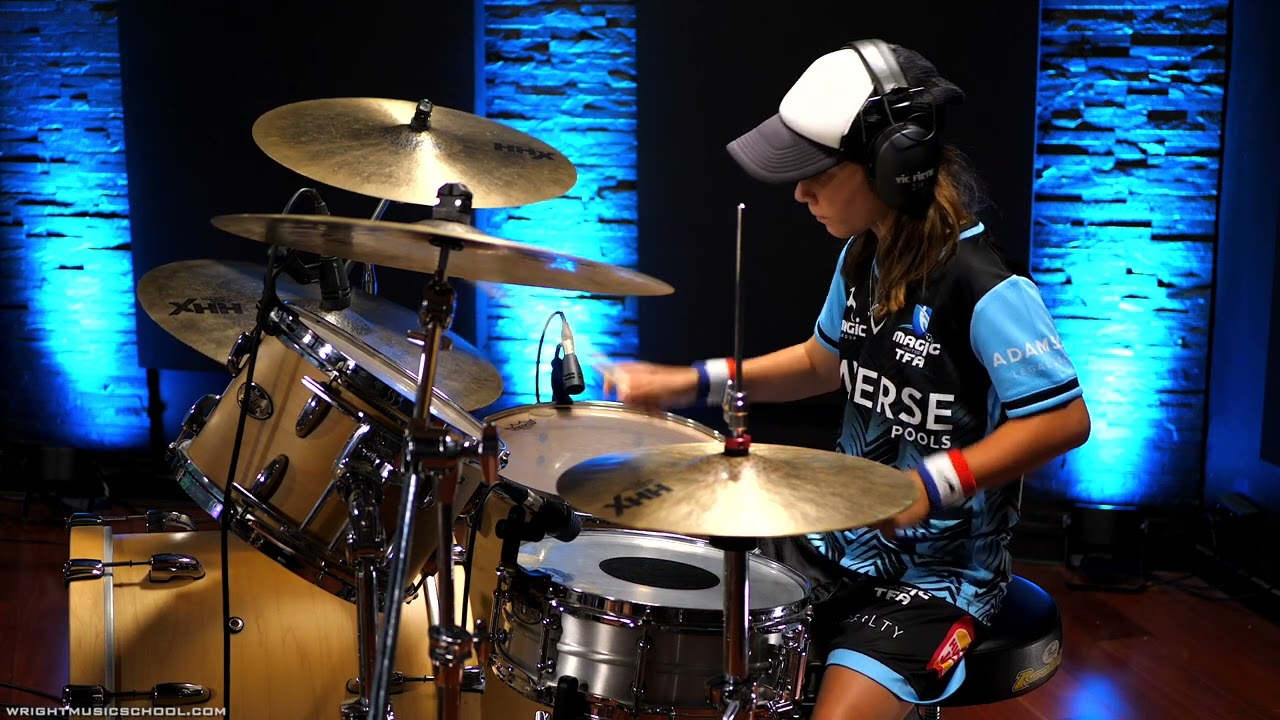 Wright Music School - Stella Mills - Weezer - Blue Like Jazz - Drum Cover