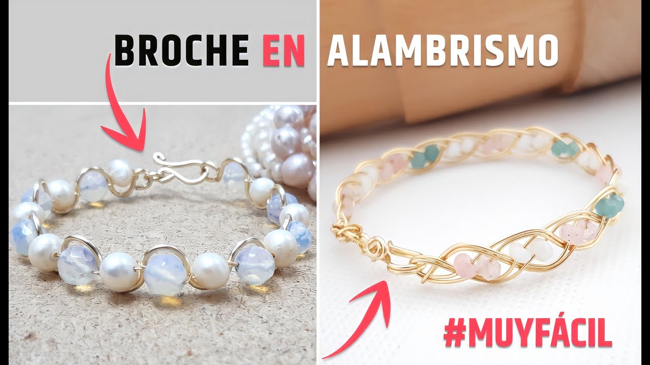 COMO HACER UN CIERRE, BROCHE O TRANCADERO PARA PULSERA CON ALAMBRE /BISUTERÍA / ALAMBRISMO INICIAL