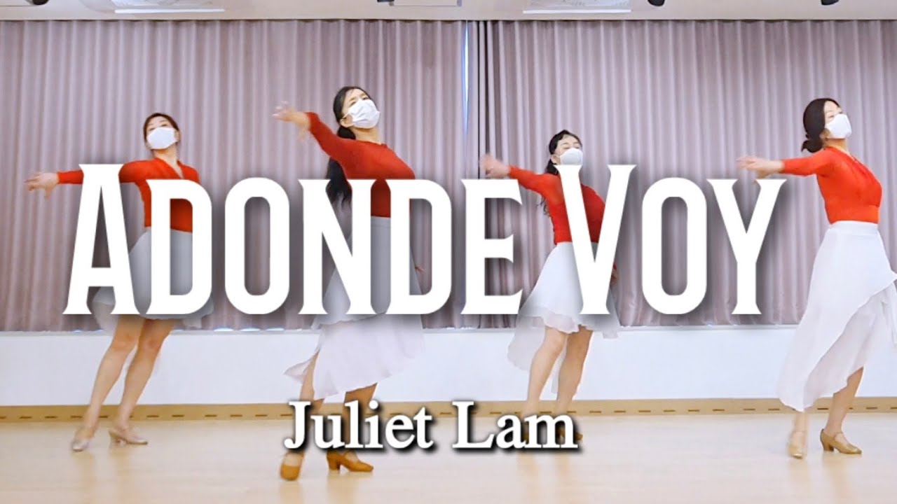 Adonde Voy Line Dance Demo|