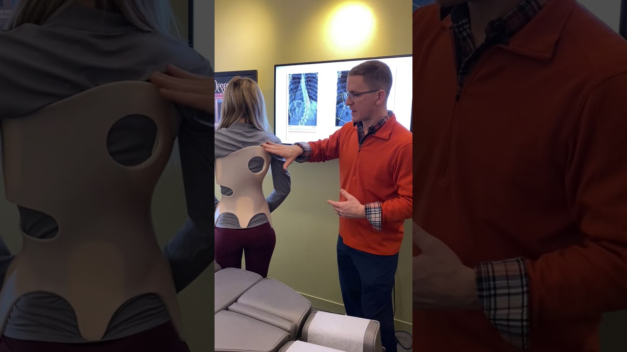 Sagittal balance improvement with ScoliBrace