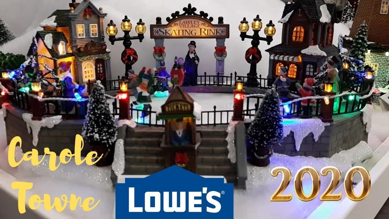 🎄🏛LOWE'S CAROLE TOWNE 2020 CHRISTMAS VILLAGES