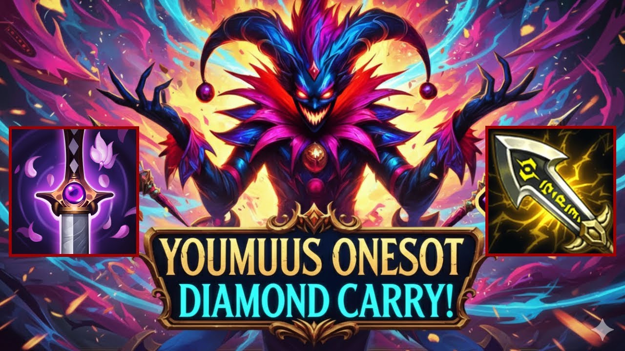 Youmuus Oneshot Shaco Build! S15 Diamond Ranked [League of Legends] Full Gameplay - Infernal Shaco