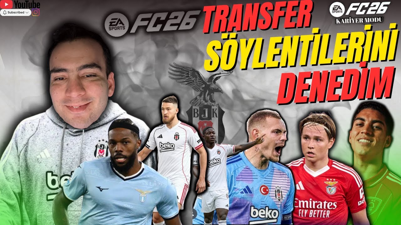 BEŞİKTAŞ’IN KIŞ TRANSFER SÖYLENTİLERİNİ DENEDİK! ❄️🦅 | FC 26 KARİYER MODU #fc26