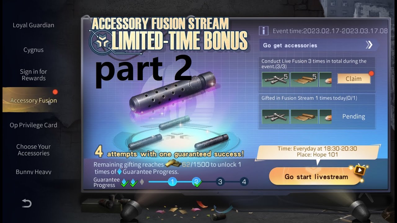 Accessory Fusion Event 100% Guaranteed Success ?part 2 - LifeAfter