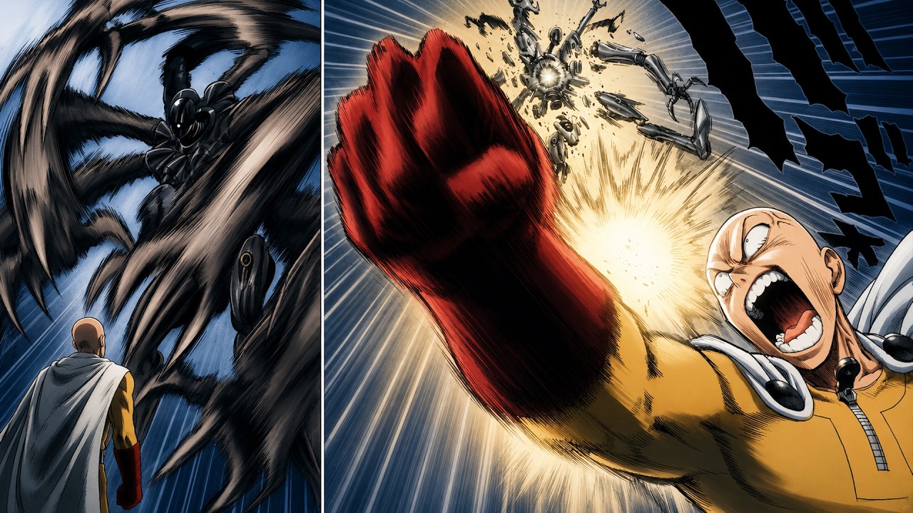 SAITAMA OBLITERATES MACHINE GOD MIRROR! One Punch Man Chapter 233