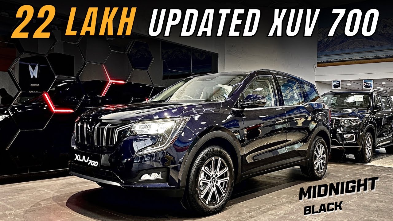 2025 MAHINDRA XUV 700 AX7 NEW UPDATE ❤️ Midnight Black XUV 700 AX7 🔥