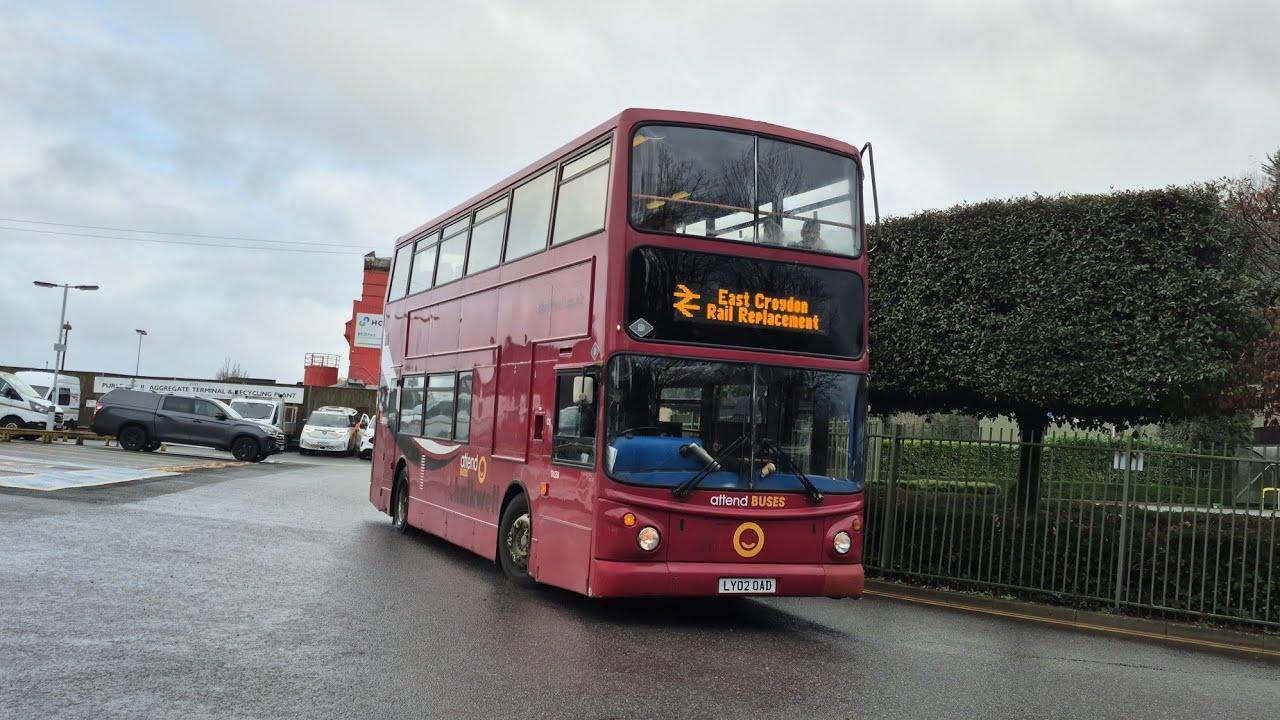 Attend Buses Dennis Trident Alexander ALX400 | TA538 (LY02 OAD) | Rail Replacement