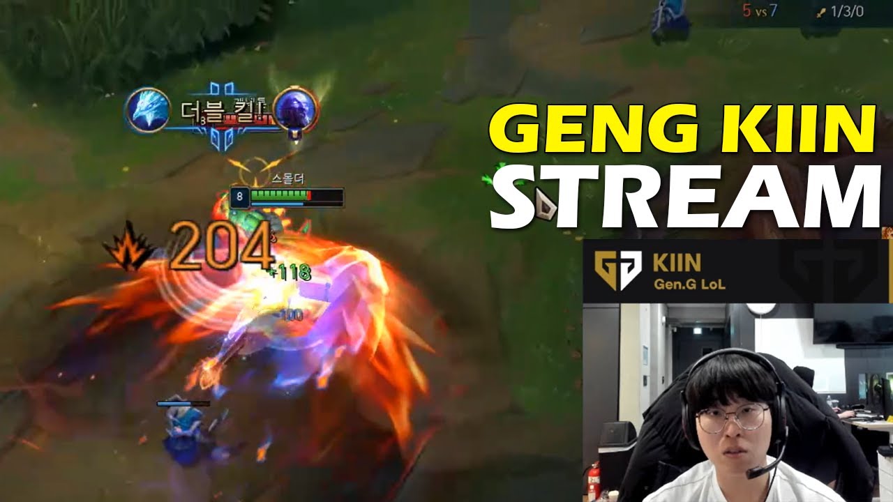 GENG Kiin Stream Smolder Top vs KR Challenger Renekton