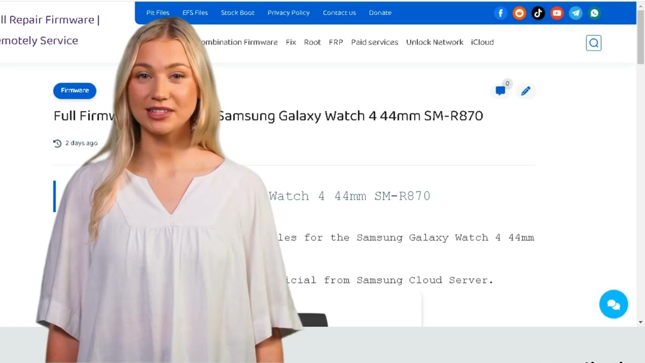 Repair Firmware Galaxy Watch 4 44mm SM-R870