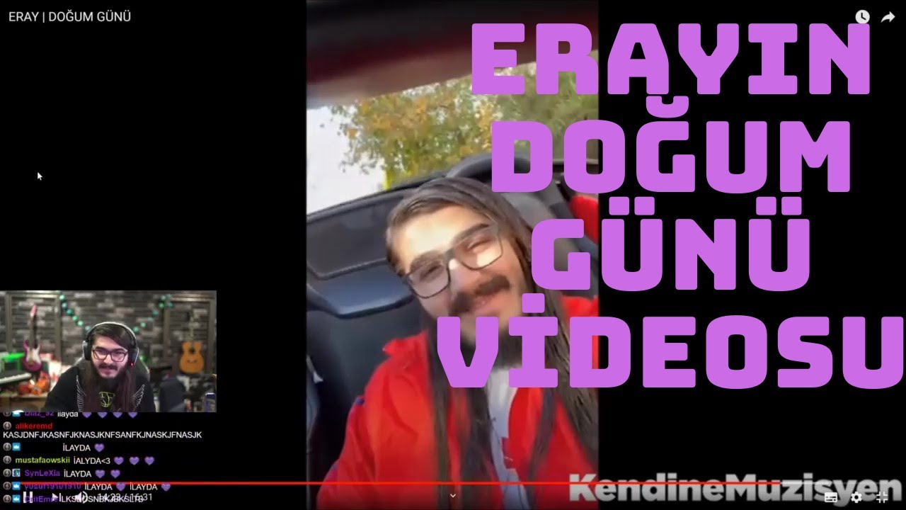 KENDİNE MÜZİSYEN - ERAYIN DOĞUM GÜNÜNÜ KUTLAYANLARIN VİDEOSUNU İZLİYOR