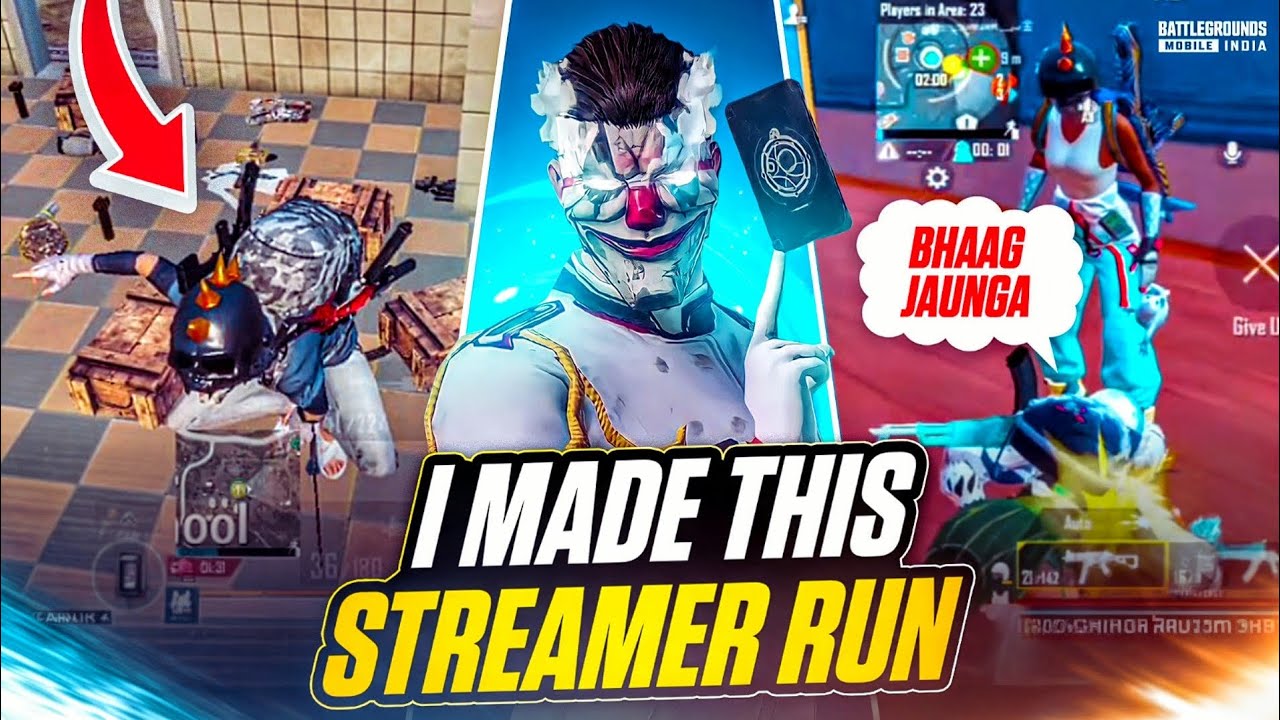PRO STREAMER RAN From Kakashi🥶💀| Kakashi Vs Streamer | BGMI