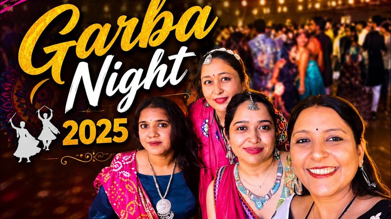 Raipur Famous Garba Celebration | Navratri Special Vlog | Garba | 2025 | Devi | Mithi World Vlog 