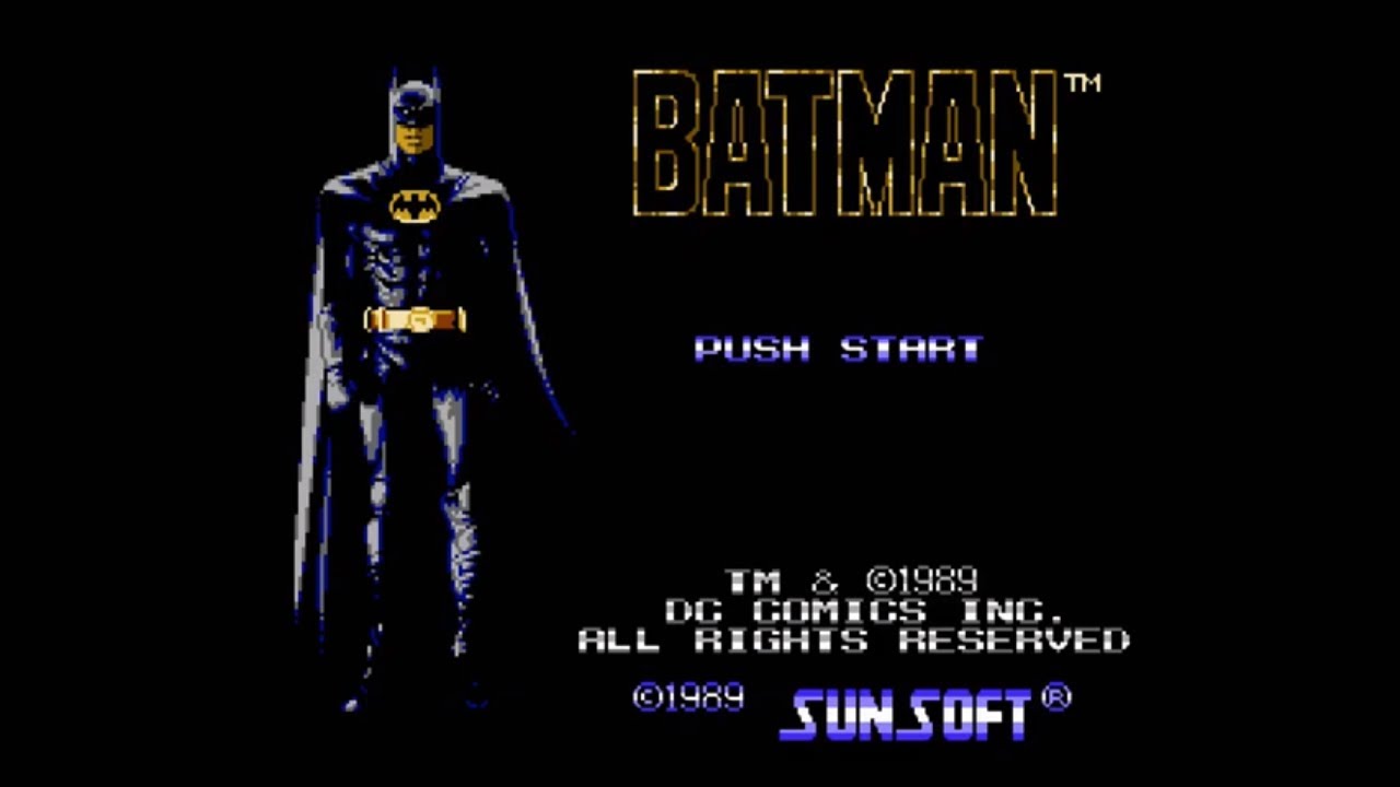 Batman: The Video Game (1989, NES) full game