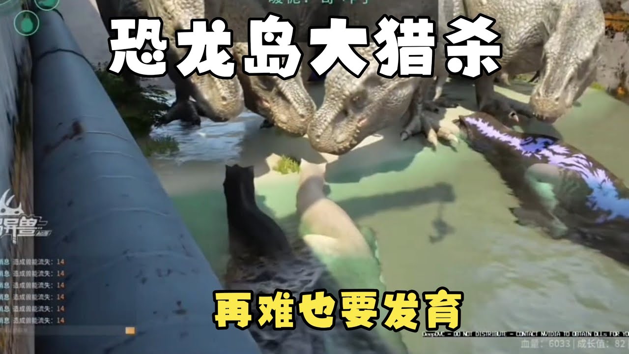 【合集375】龙岛大猎杀：姐弟在敌人打压下，经历万般困难进化完全体！！
