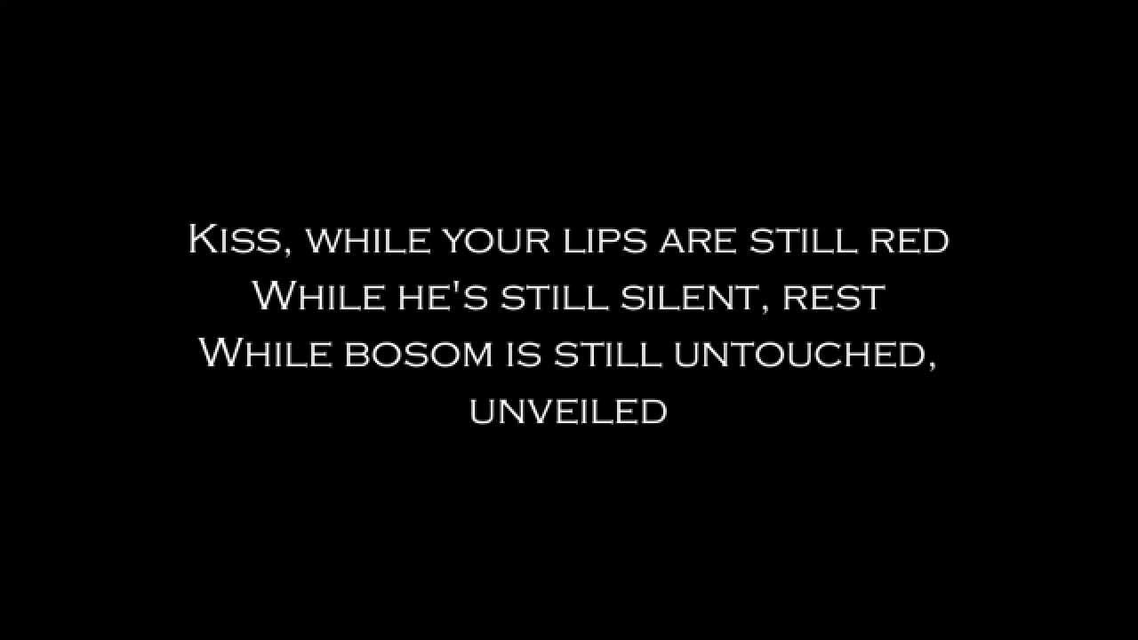 Nightwish   While Your Lips Are Still Red LYRICS (cover by LEAH)