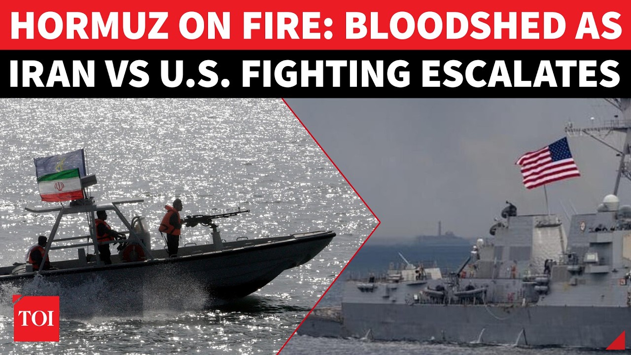 Iran-U.S. Ceasefire Over? Deadly Fighting In Hormuz; 5 Killed As IRGC Confronts American Warships