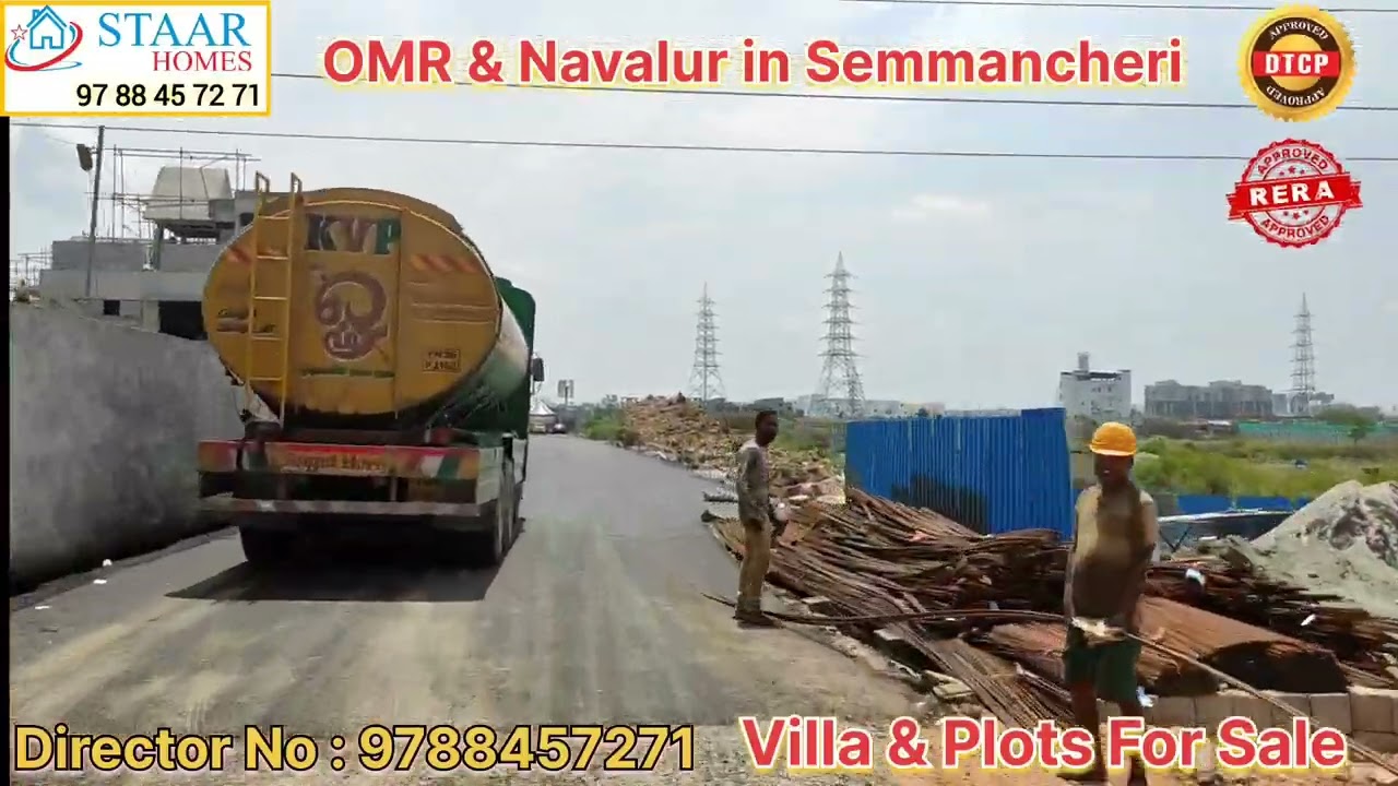 OMR - Sholinganallur Very Near DLF Garden City Semmancheri Plots for sale StaarHomes Serasa Springs