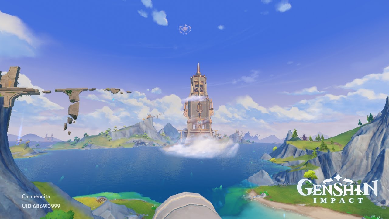 Ayúdame Jugando Genshin Impact  Mapa casi al 100%