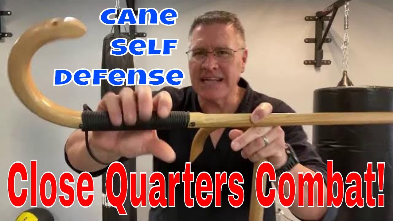 Self Defense Techniques With Cane  Close Quarters Combat