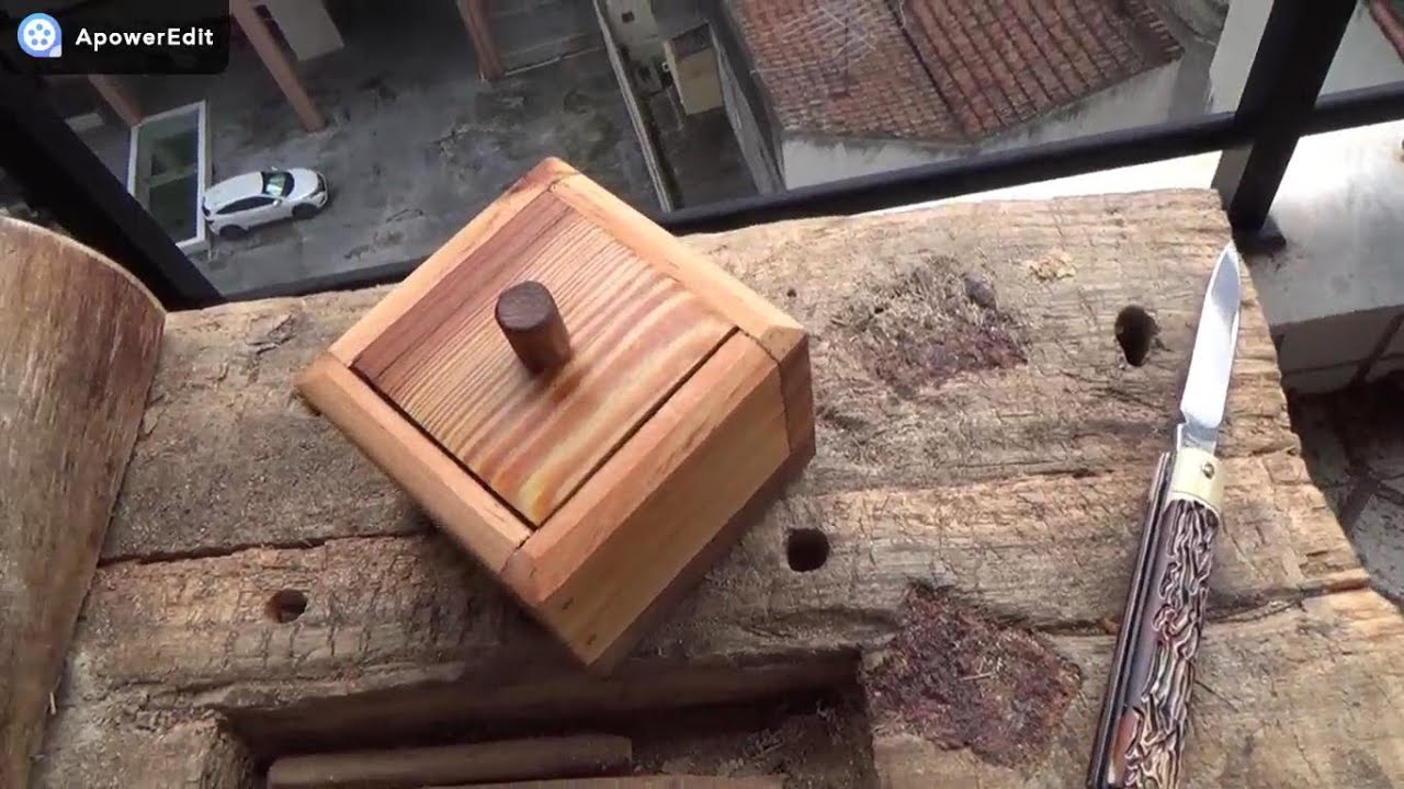Caixa de Madeira com Tampa Simples DIY | Make A Simple Wooden Box