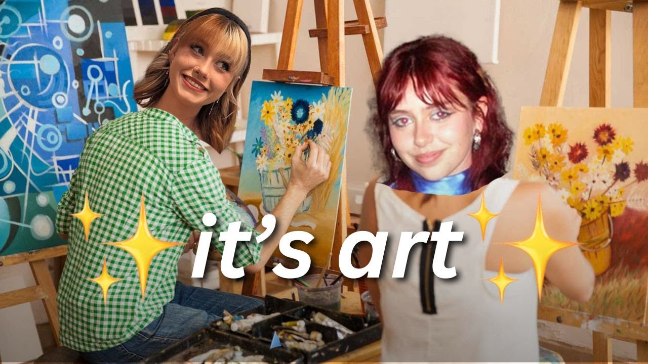 becoming artists and decorating lara's house ✧˖°