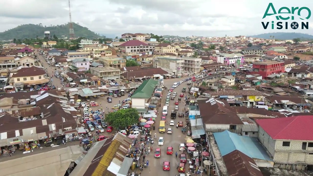 AMAZING SCENES FROM NKAWKAW - EASTERN REGION || GHANA