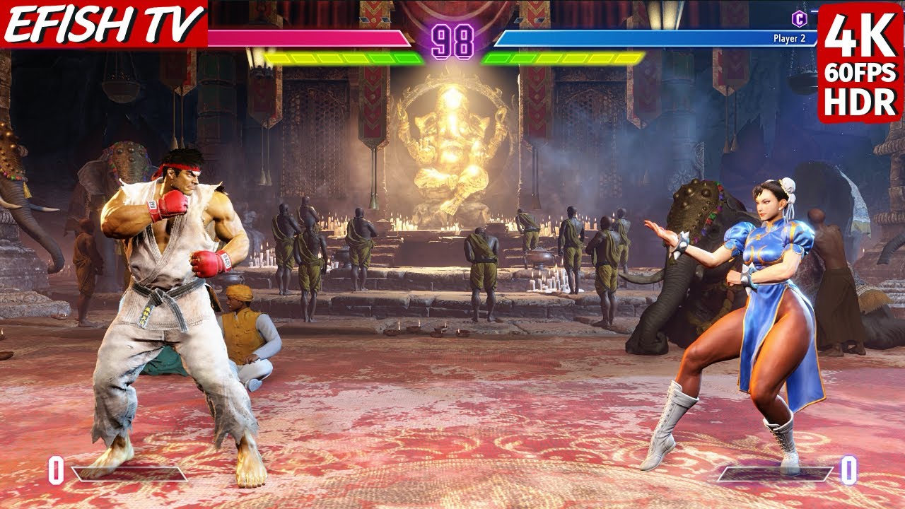 Ryu vs Chun-Li (Hardest AI) - Street Fighter 6