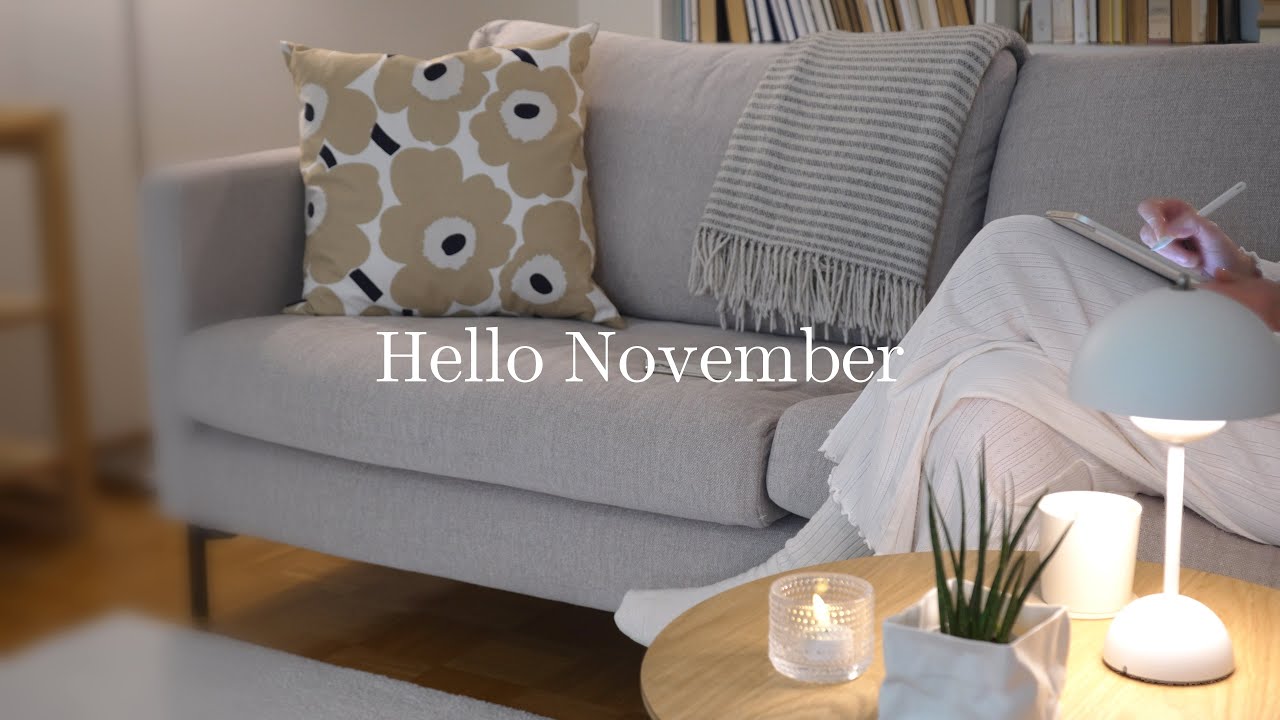 Hello November | Grocery Shopping in Finland, healthy tiramisù | slow nordic living