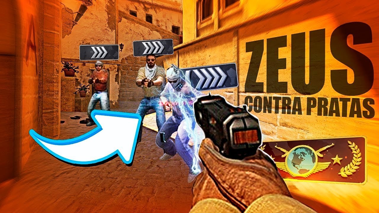 Um GLOBAL jogando de ZEUS contra PRATAS, time deu RAGE com os CHOQUES!