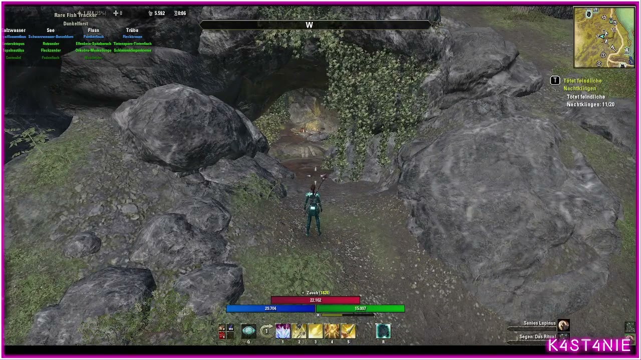 ESO - Dunkelforst-Wandteppich - Spur Mottenzerfressener Wandteppichfetzen