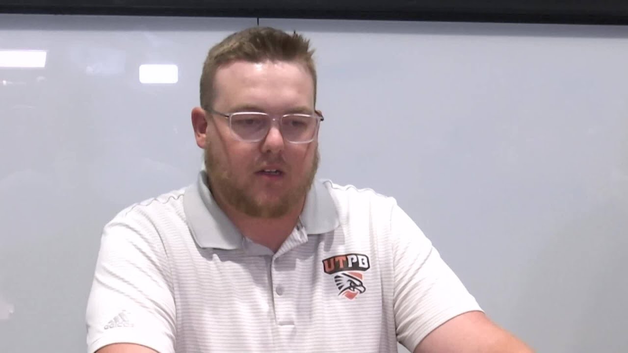 Falcons head coach Kris McCullough speaks on being nominated for the 2025 Allstate AFCA Good Works T