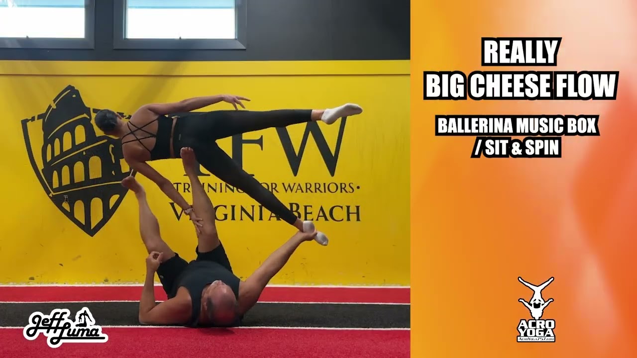 ACRO YOGA - Really Big Cheese Flow w/ Jeff & Luma