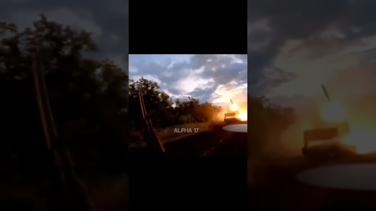 Нештатный сход ракеты ТОС-1А 