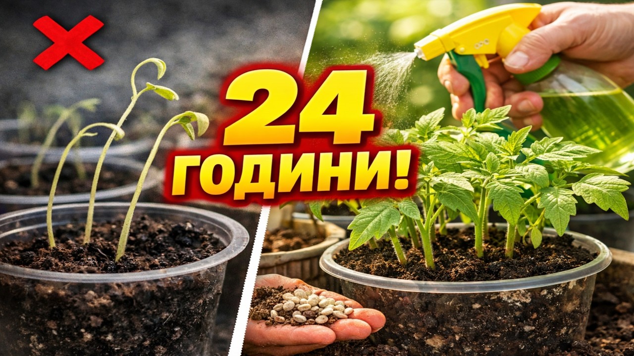 Зробіть це у перші двадцять чотири години після появи сходів томатів, інакше — все пропало!