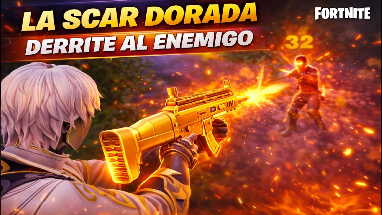 La SCAR DORADA es DEMASIADO PODEROSA 🔥 | Fortnite Battle Royale