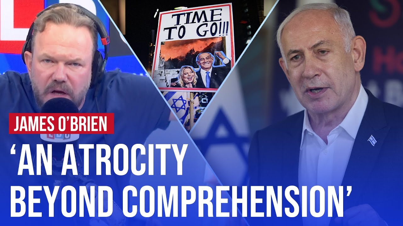 James O'Brien says Israel are operating 'barbarically' on an 'extreme scale' | LBC