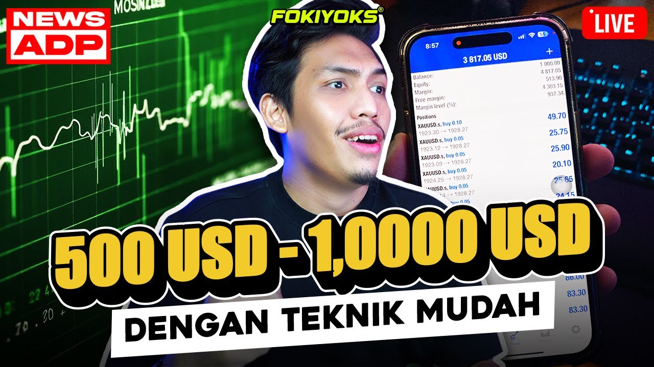 Aku Full Margin 500usd | Satu-Satunya Teknik Yang Trader Perlukan !