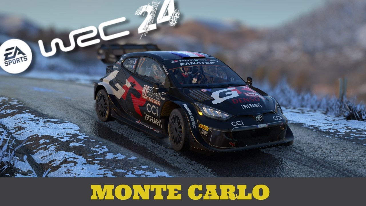 CRAZY FAST DOWNHILL at Monte-Carlo | EA Sports WRC | Triple Screen Sim Racing