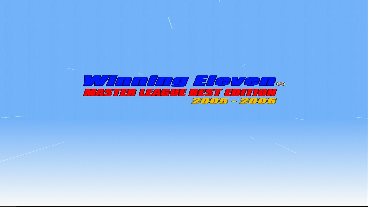 Winning Eleven 2002 PS1 - Master League Best Update Edition 2005-2006 season