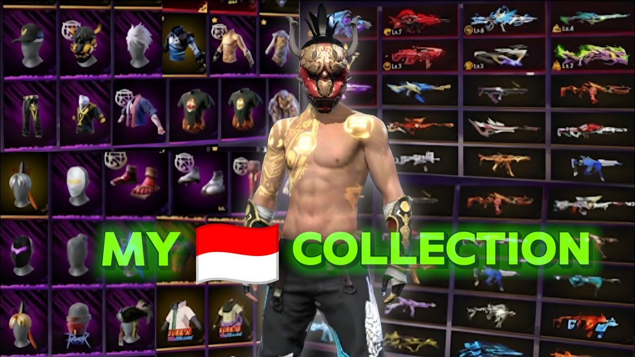 *FREE* Rare Collection Of Indonesian Server🤑| Free Fire Max