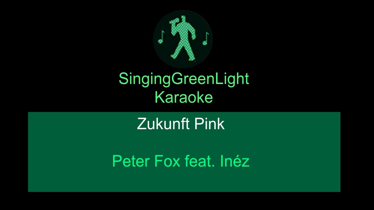 🇪 Karaoke | Peter Fox feat. In&eacute;z - Zukunft Pink (Duet) | SingingGreenLight