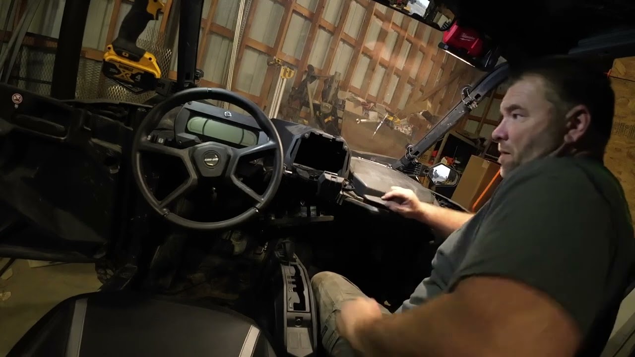 Can Am Commander Electronic Dash Holder Install
