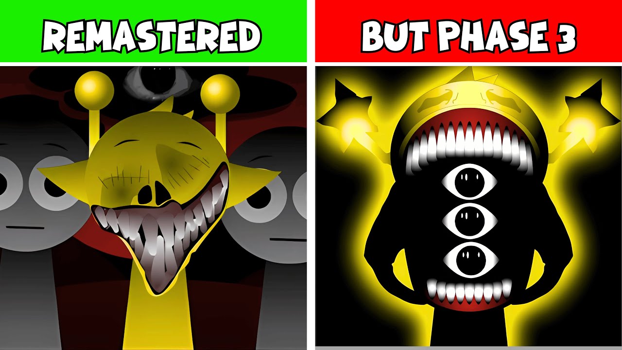 Inrcedibox Sprunki || Sprunki Remastered vs. Phase 3 Remaster But Real
