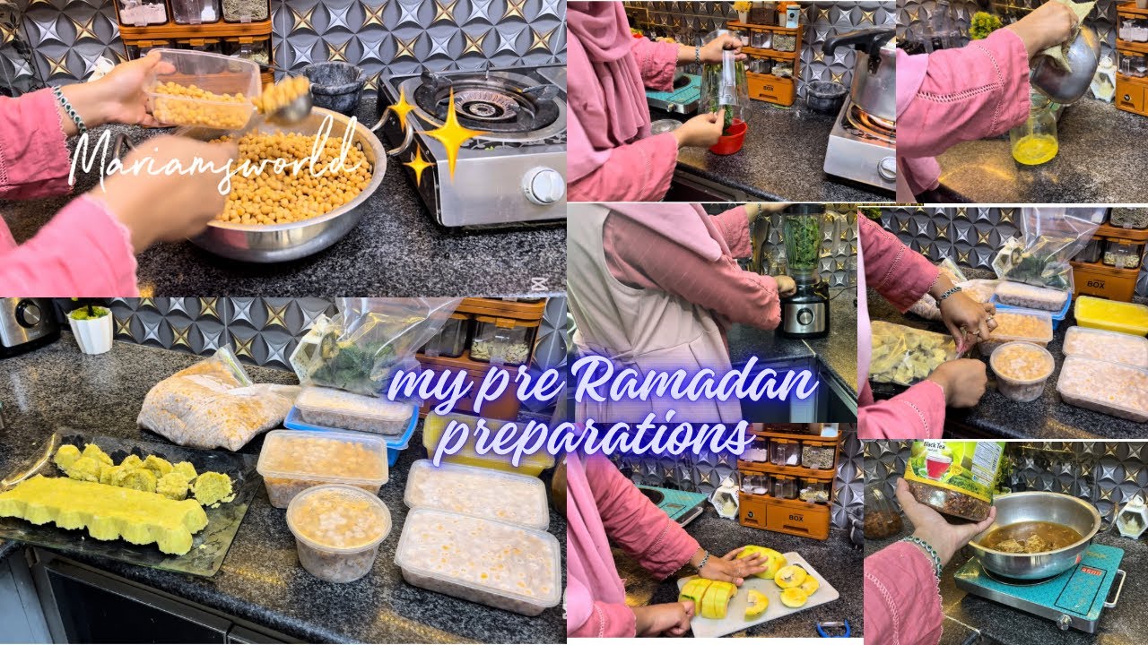 Things to do before Ramadan|Make your Ramadan Easy|My pre Ramadan Preparations|Make And Freeze Food🌙