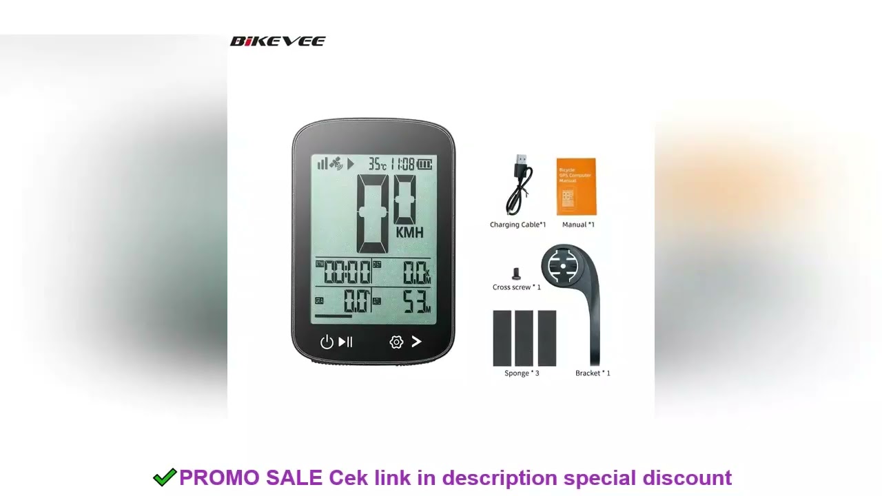 Wireless Bicycle Computer with Backlight Bracket Waterproof GPS Bike Computer Speedometer Odometer S