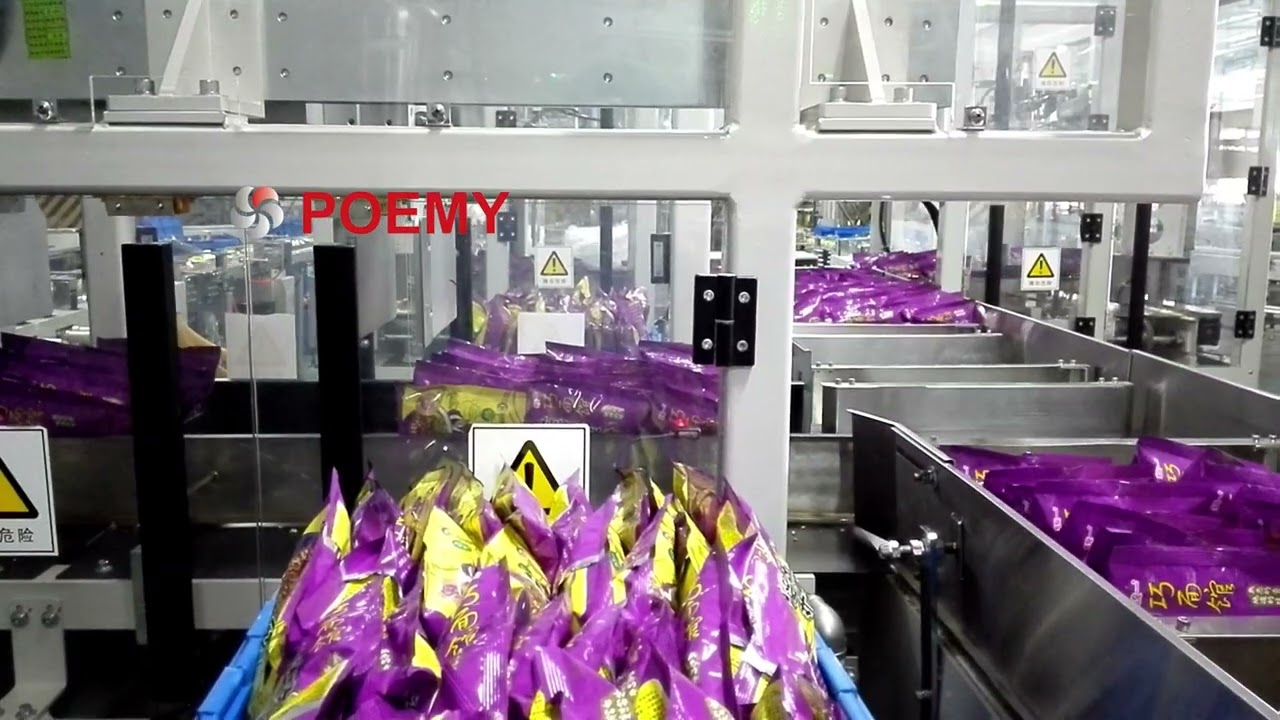 Poemy’s High-Speed Instant Noodle Packaging and Case Packing Machine for uni-president group