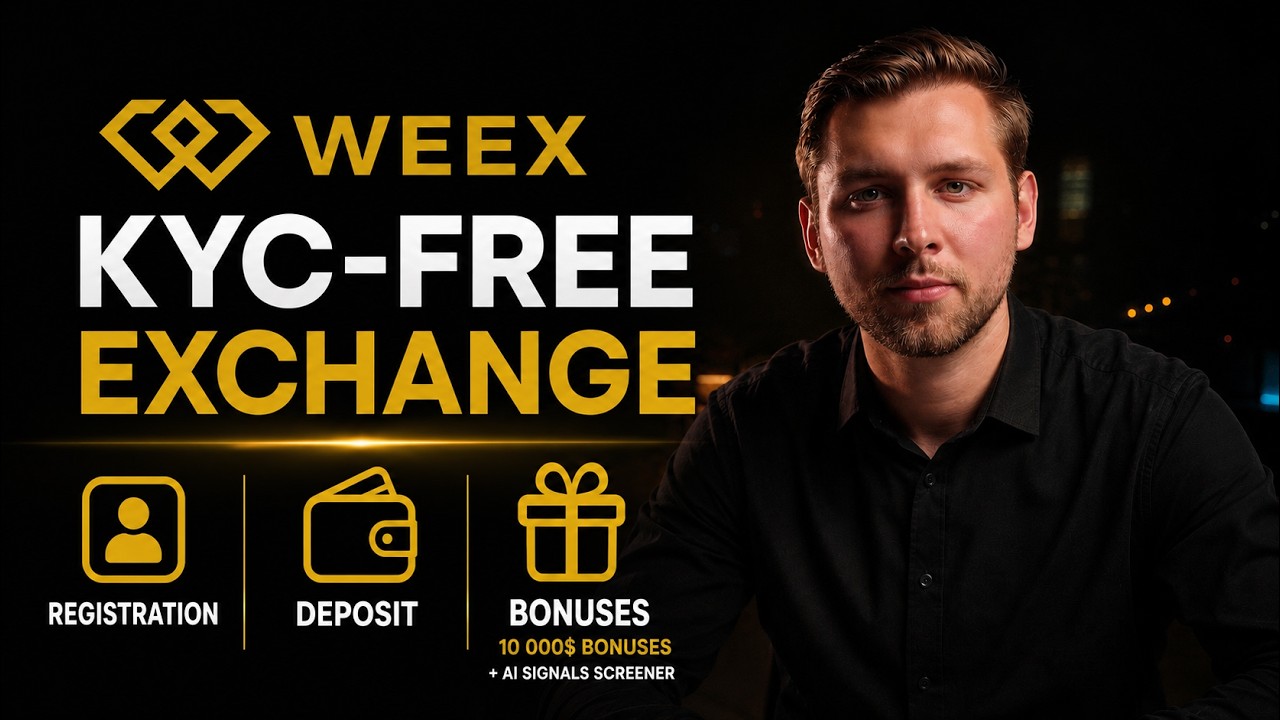 No-KYC Crypto Trading on WEEX [Sign Up, Deposit, $10K Bonus & AI Signals]
