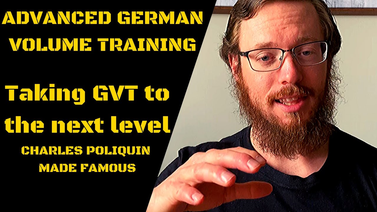 Advanced German Volume Training, another Strength Sensei Charles Poliquin special