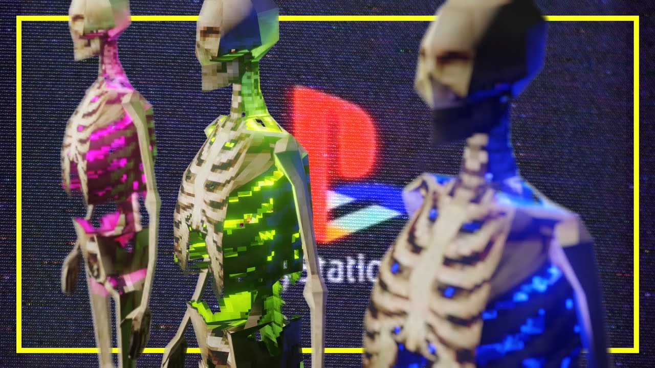 Как создать низкополигональную модель СКЕЛЕТА в стиле PS1 в Blender | Урок