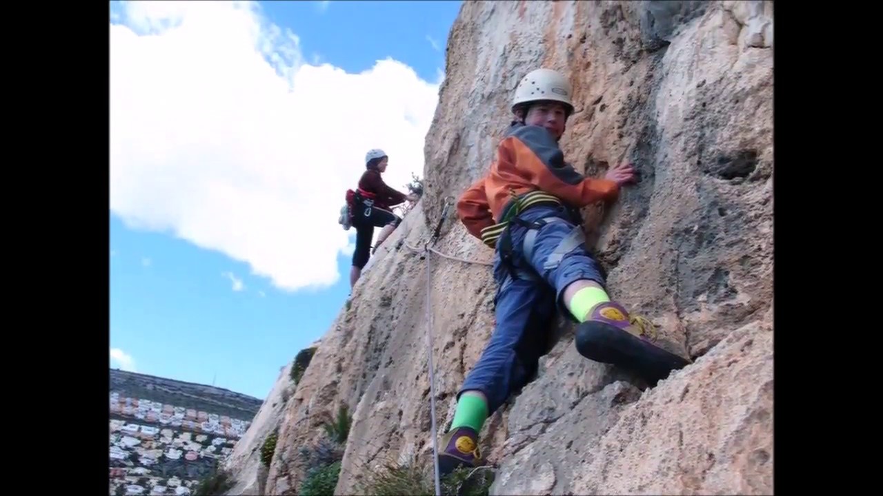 Sonjannika 6a: Costa Blanca Morro Falqui -  Klettern Climbing Escalada